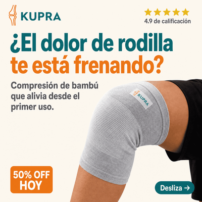 Rodillera Compresion de Bambú
