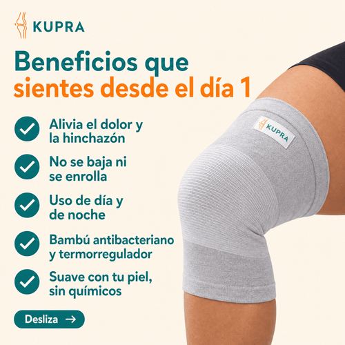 Rodillera Compresion de Bambú
