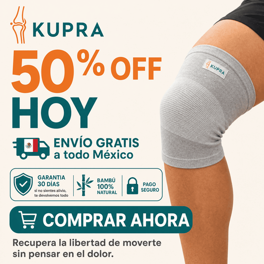 Rodillera Compresion de Bambú